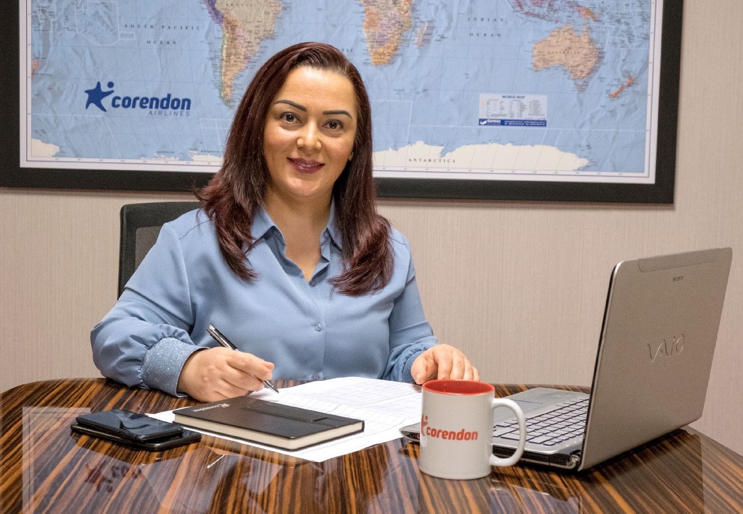 Corendon-Direktorin Mine Aslan. Foto: Corendon