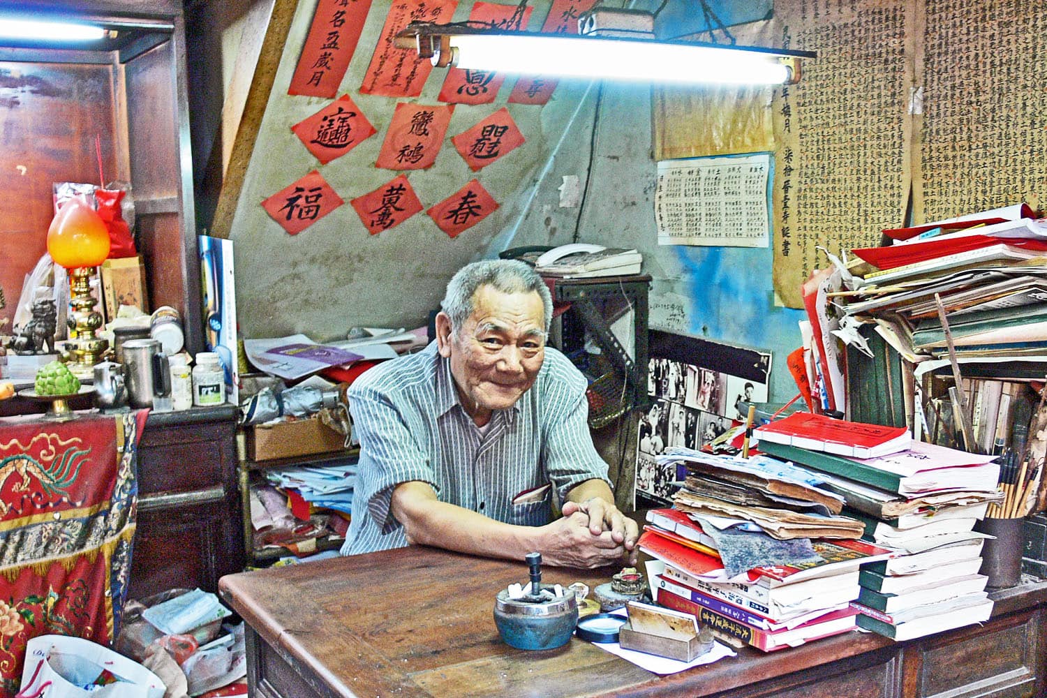 Gut beschäftigt: Wahrsager in Tainan