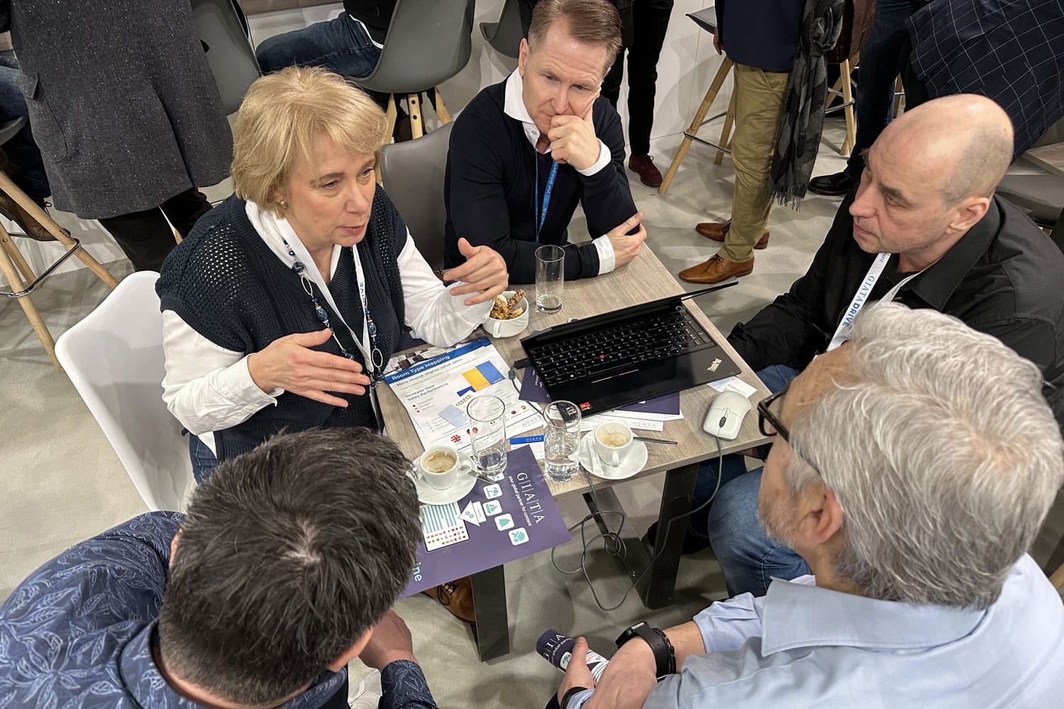 Gute Resonanz: Giata-Managerin Claudia Beck während einer Präsentation auf der ITB