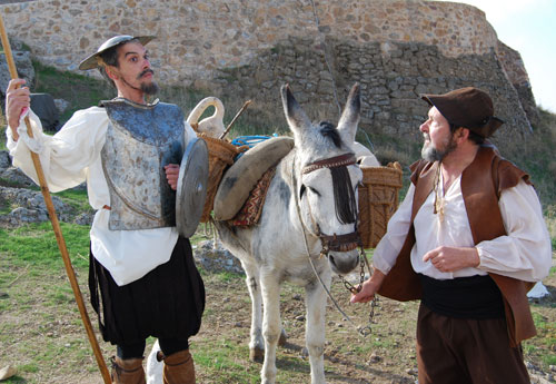 Gespielt: Don Quijote und sein Knappe Sancho Panza ...