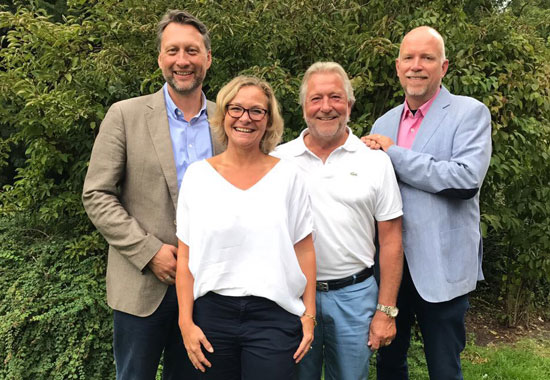 Der alte KI-Vorstand ist der neue: Vorsitzender bleibt Rüdiger Heise (Dritter von links), die Vertreter Bettina Zwickler (zweite von links) und Detlev Schäferjohann (links) und Schriftführer Jörg Weißgräber (rechts)