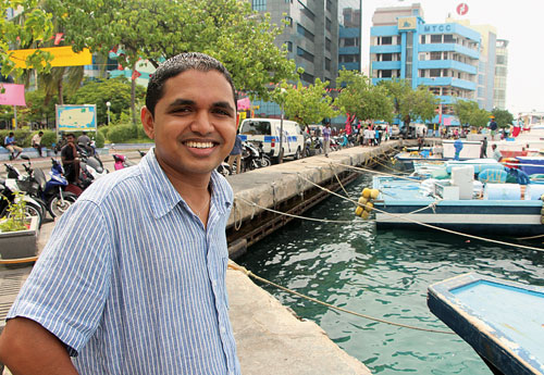 ... auf der Hotelinsel Kurumba. Fotos: af