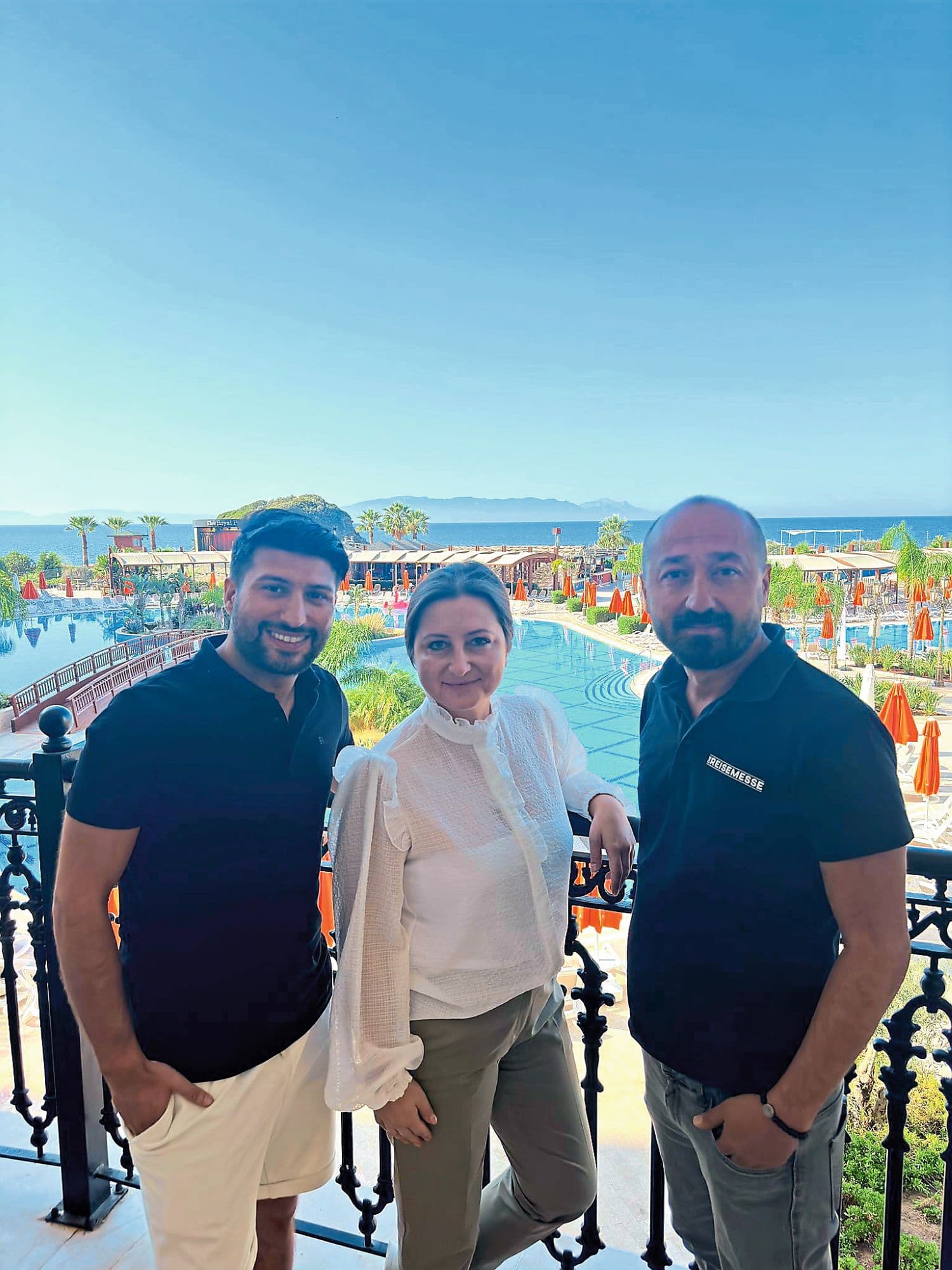 Die Organisatoren (von links): Baris Altun, Nursel Günaydin und Yasin Yüksel