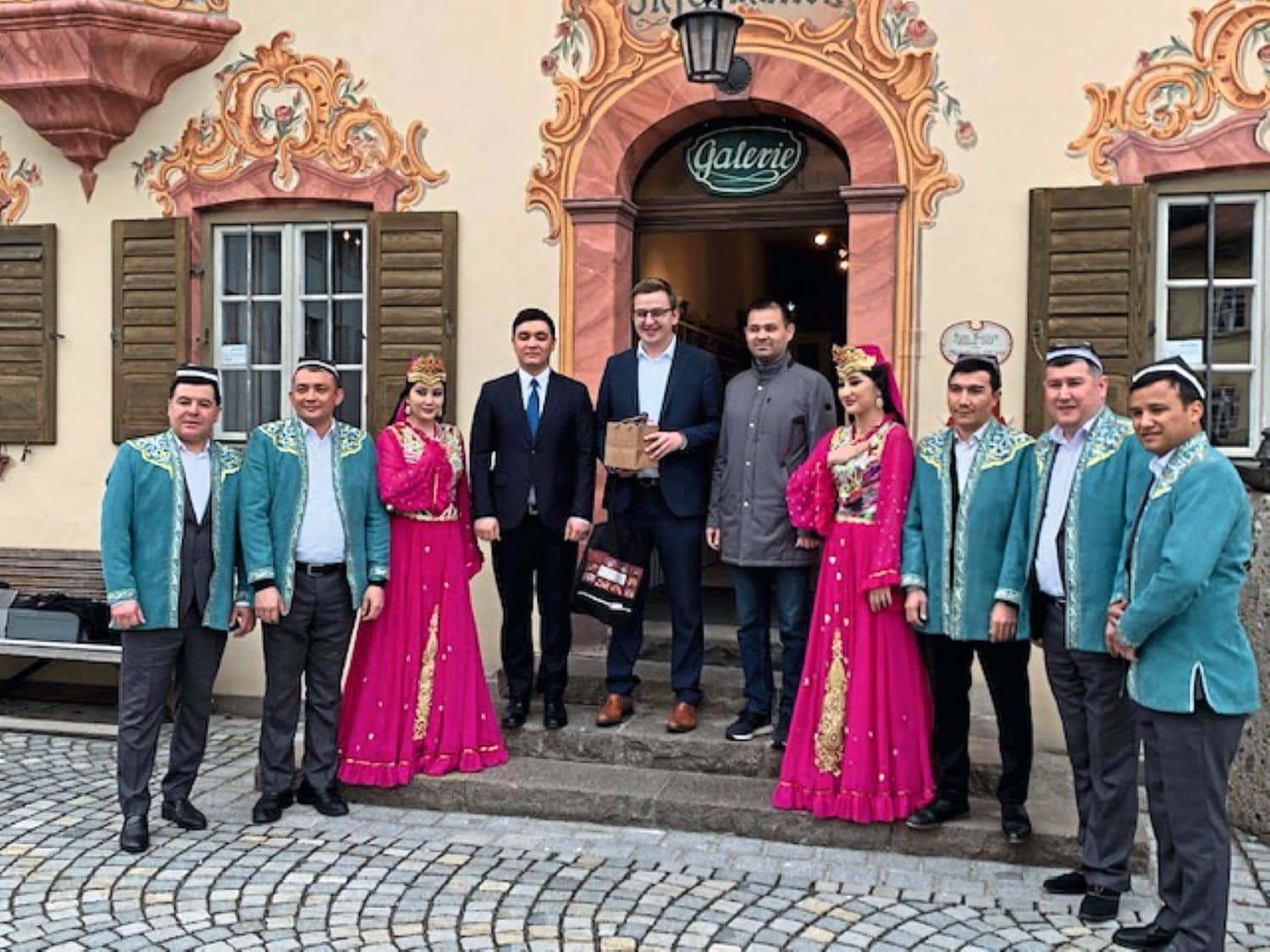 Stippvisite bei Neubeuerns Bürgermeister Christoph Schneider