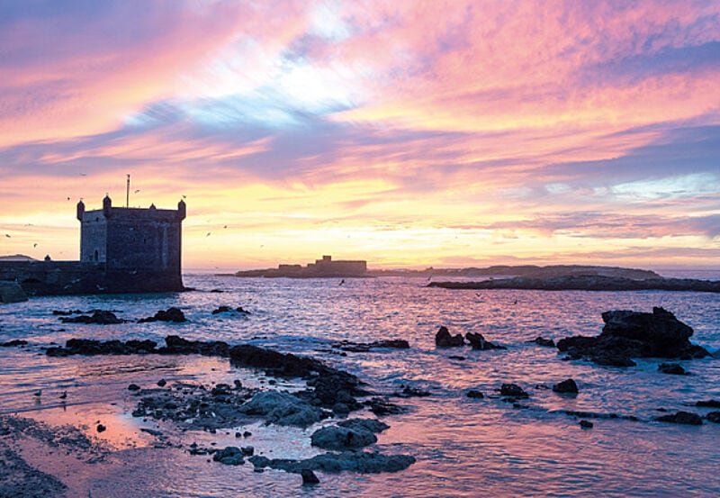 Magisch: das Abendlicht von Essaouira