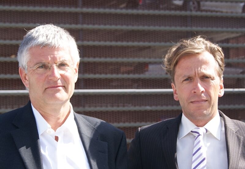 Sie führen den AER: Geschäftsführer Rainer Hageloch (rechts) und Hartmut Höhn