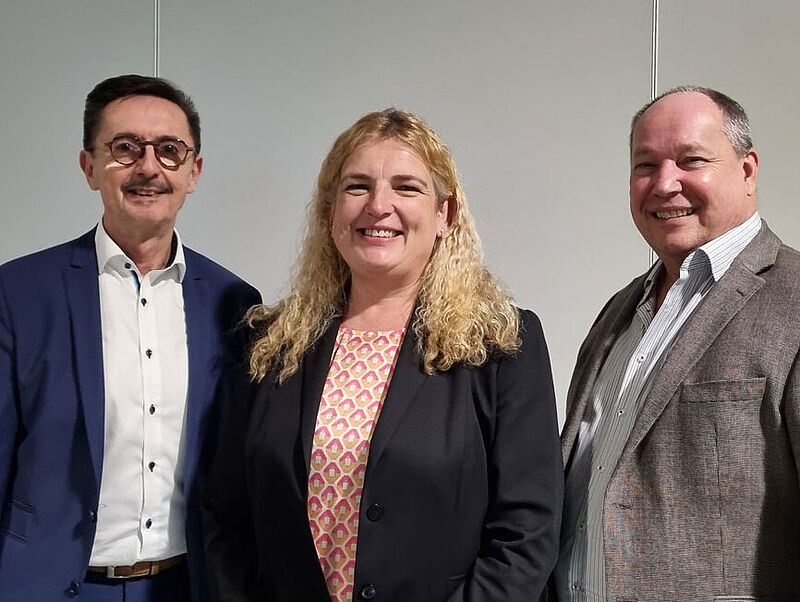 Das neue ASR-Präsidium (von links): Winfried Schulze, Anke Budde und Klaus Gehrke. Foto: ASR