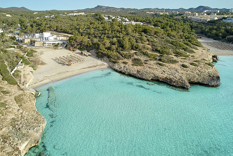 Die malerische Bucht Cala Domingos Petit auf Mallorca