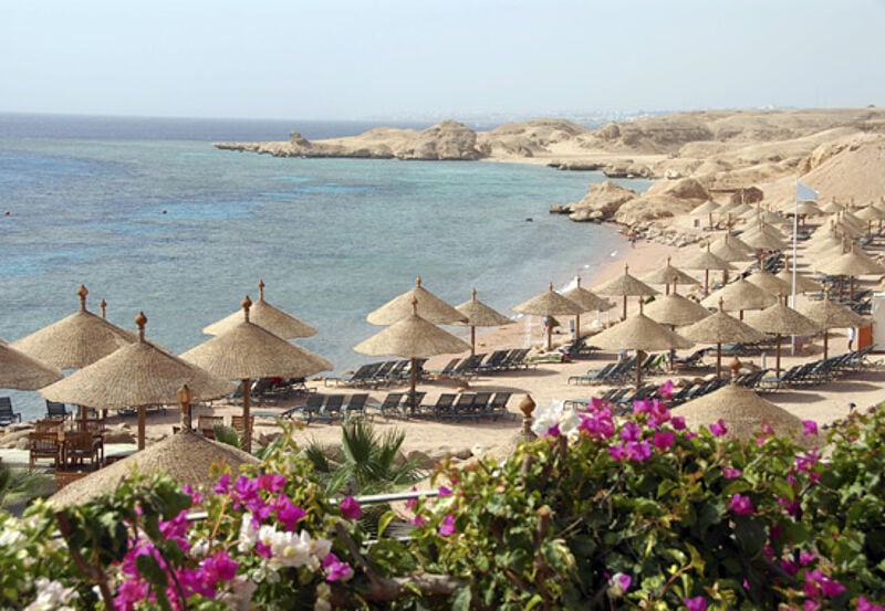 Der Strand in Sharm el Sheikh könnte sich nach der Aufhebung der Flugrestriktionen bald wieder füllen