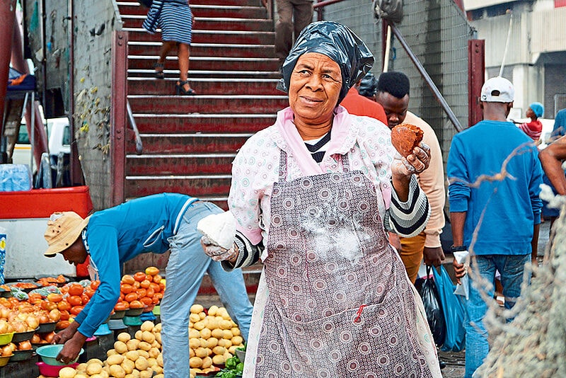 Die Händler auf dem Markt sind sehr misstrauisch