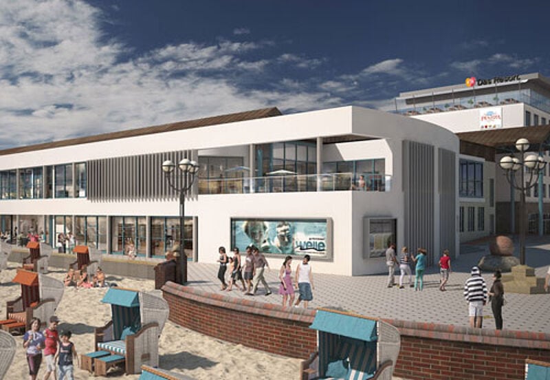 Direkt am Strand gelegen: So soll das Aja-Resort Grömitz einmal aussehen