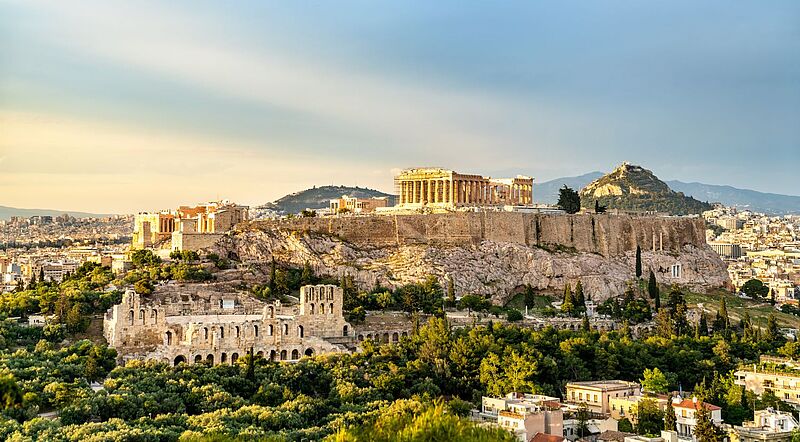 Wegen extremer Temperaturen blieb die Akropolis am vergangnenen Wochenende zeitweise geschlossen