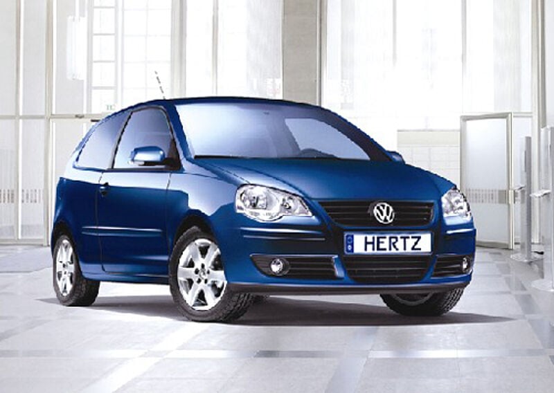 Billig-Mietwagen: Einen VW Polo von Hertz gibt's bei Aldi ab 59 Euro.