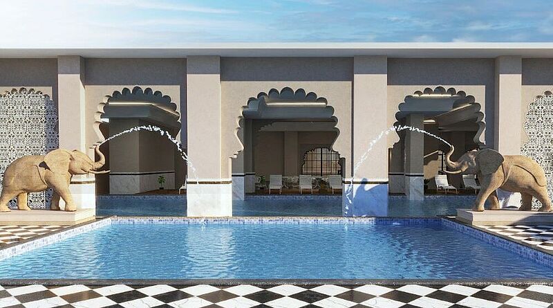 Blick in das neue Anantara Jaipur