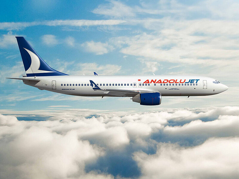 Der türkische Billigflieger Anadolujet verkehrt künftig auch zwischen Deutschland und der Türkei. Foto: Anadolujet