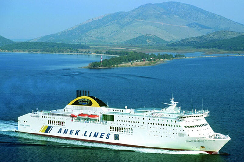 Anek Lines fährt unter anderem von Venedig nach Griechenland und ist über Dertraffic buchbar