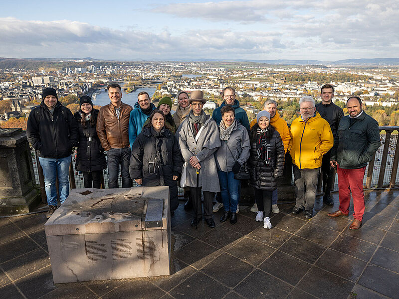 Die Top-Partner-Reise führte die Teilnehmer unter anderem nach Koblenz. Foto: Arosa