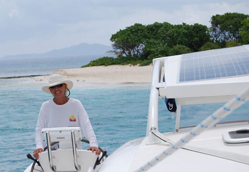 Früher bei Philip Morris tätig, heute Skipperin in der Karibik: Captain Debbie Clark.