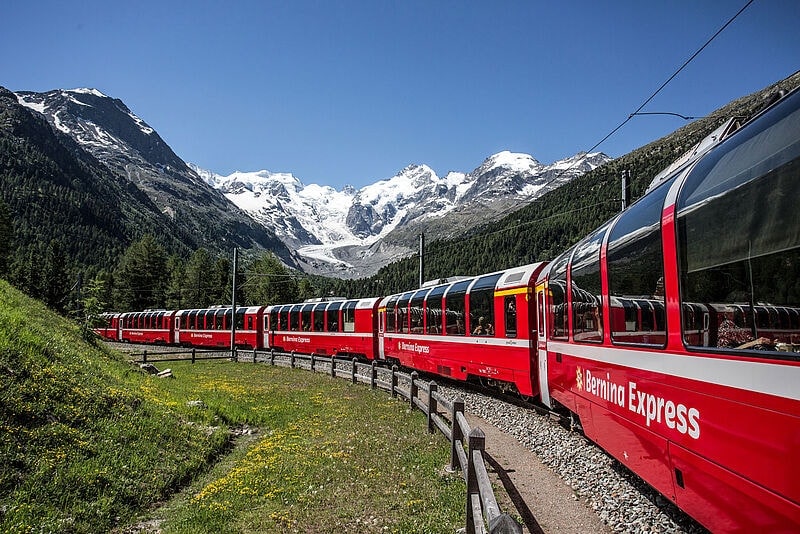Für Fahrten mit dem Bernina Express der Rhätischen Bahn gibt es in diesem Sommer nur noch Restkontingente