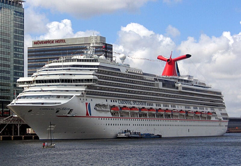 In Seenot im Pazifischen Ozean: die Carnival Splendor