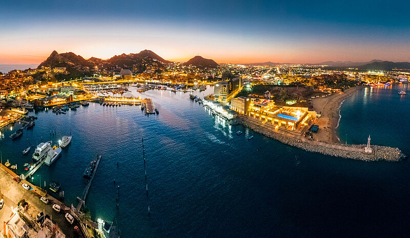 Los Cabos, hier der Ferienort Cabo San Lucas, taucht neu im Condor-Flugplan auf