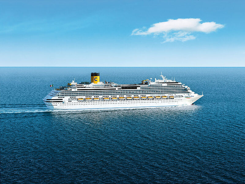 Die Costa Favolosa ist eines von zwei Costa-Schiffen, das im Sommer 2025 ab Deutschland kreuzt. Foto: Costa