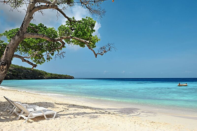 Am Strand Cas Abou ist noch Platz für deutsche Urlauber