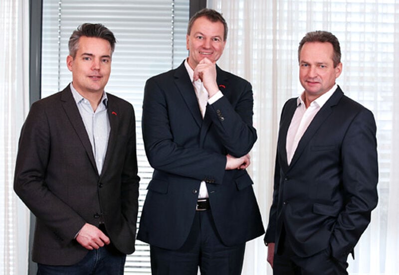 Ein Teil der Führungsriege der DER Touristik: René Herzog, Matthias Rotter und Sören Hartmann