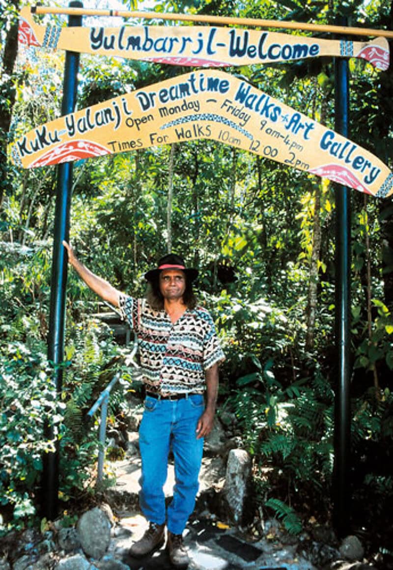 Gabal am Eingang des Parkes.