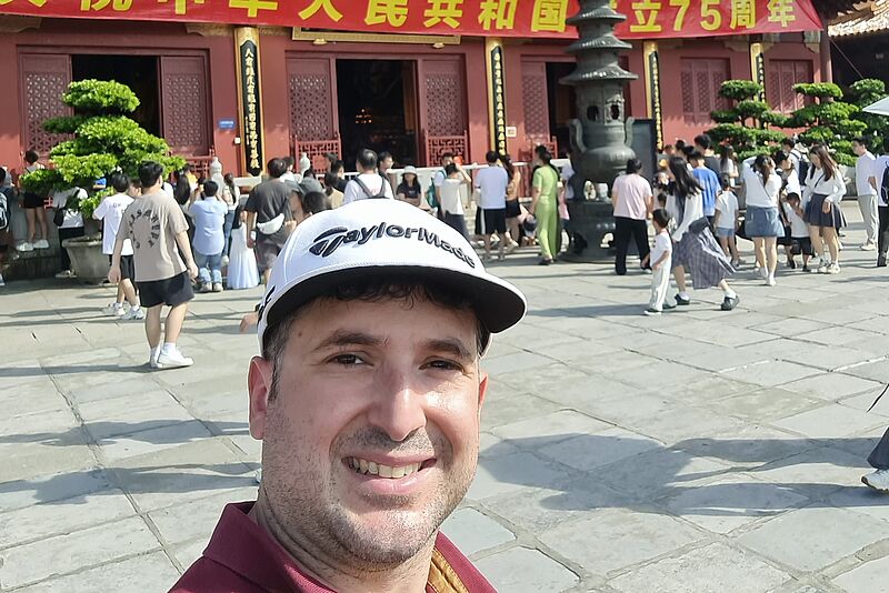 War 2024 dreimal in China, um das Land kennenzulernen und die Golfgruppenreise vorzubereiten: Reiseverkäufer Dario Tunno