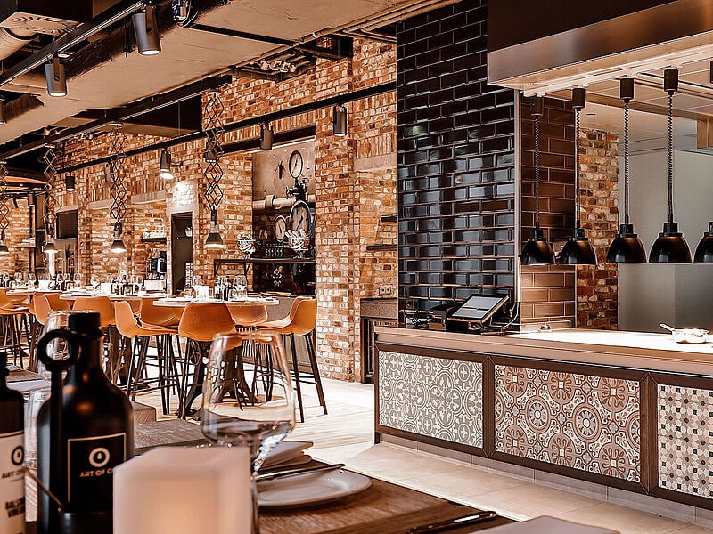 Restaurant im neuen Dorint Hotel Düren. Foto: Klaus Lorke/Dorint Hotels & Resorts