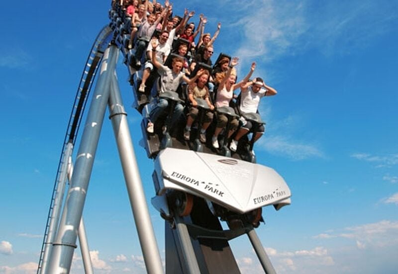 Nichts für schwache Nerven: die Achterbahn Silver Star im Europa-Park Rust