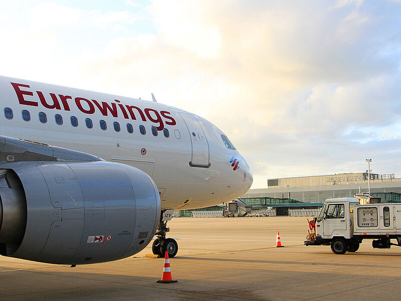 Eurowings Holidays bietet künftig in Zusammenarbeit mit Dertour Pauschalpakete für Kurzentschlossene an. Foto: Eurowings