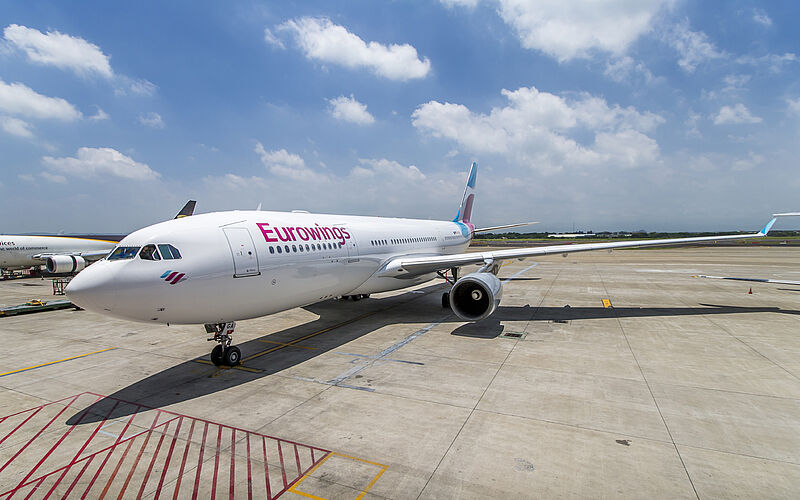 Eurowings hat unter anderem in Düsseldorf das Fernstreckenangebot ausgebaut.