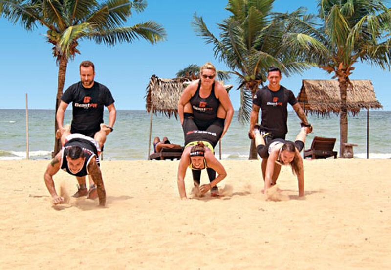 Zielstrebigkeit ist bei den Freiluft-Trainings im Bootcamp angesagt