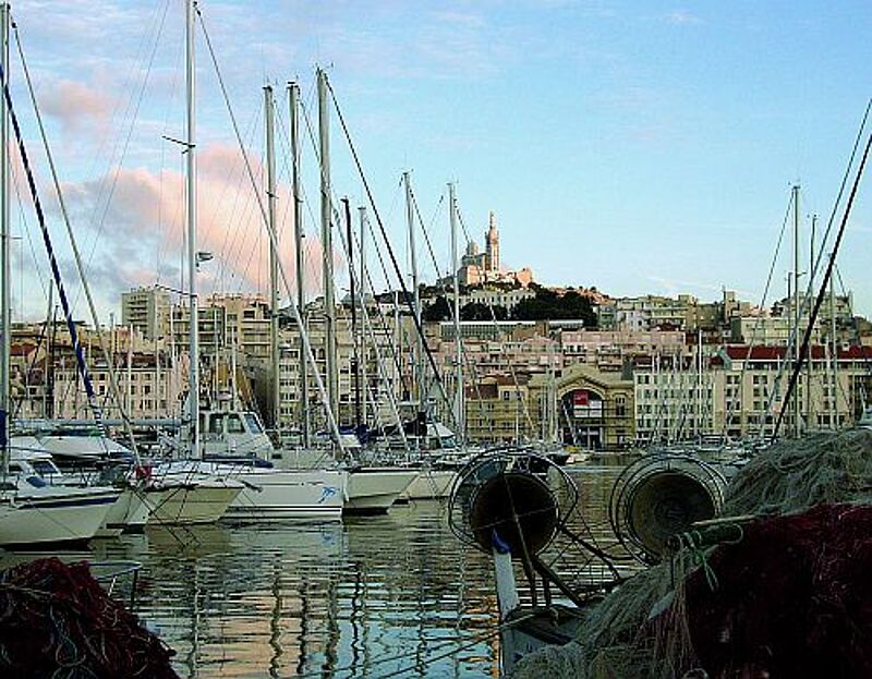 Gefragter Ankerplatz: der alte Hafen von Marseille. Foto: cd