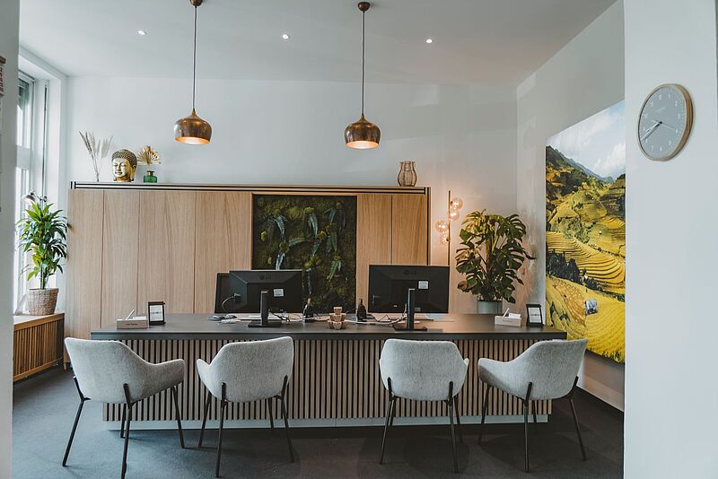 Blick in ein Reisebüro