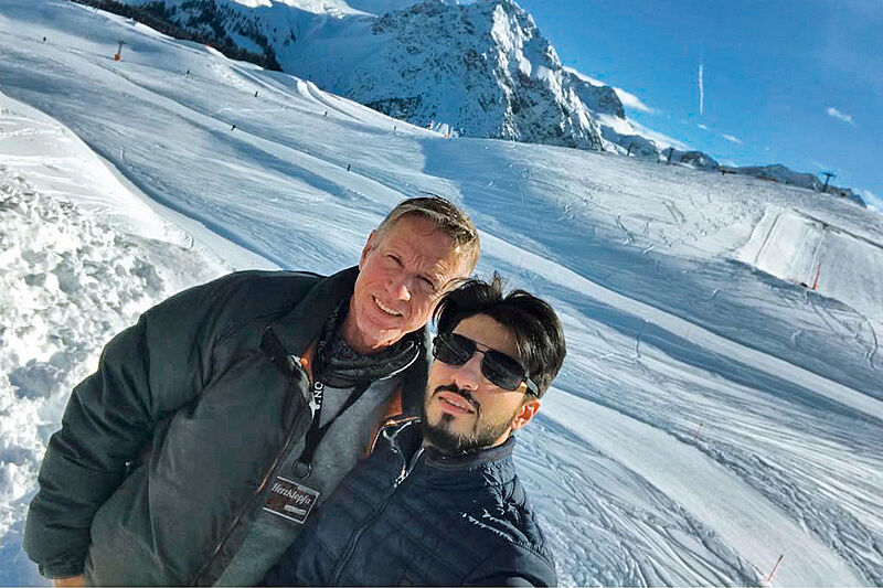 Birger Bahr und Yamen Alfakhouri gemeinsam on Tour