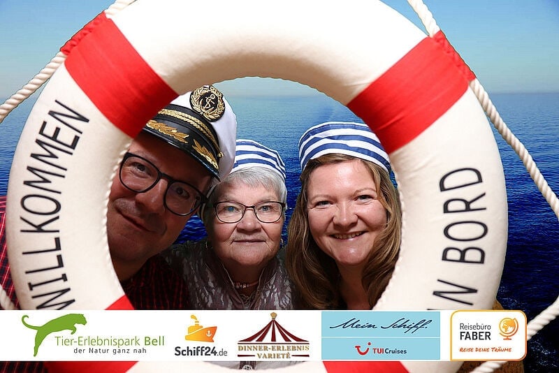 Die Fotobox wurde gut genutzt