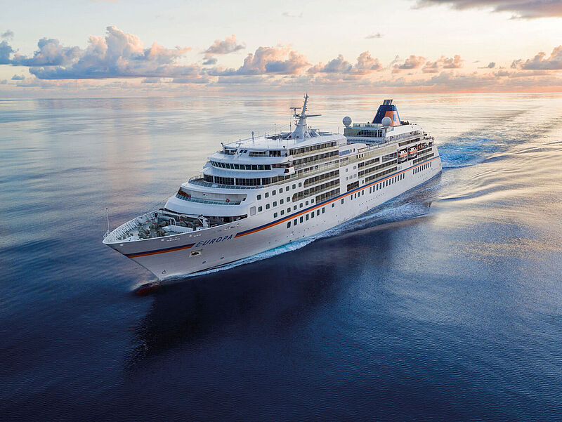 Die Workshop-Reise mit der Europa führt vom 30. September bis 4. Oktober von Palma de Mallorca nach Nizza. Foto: Hapag-Lloyd Cruises