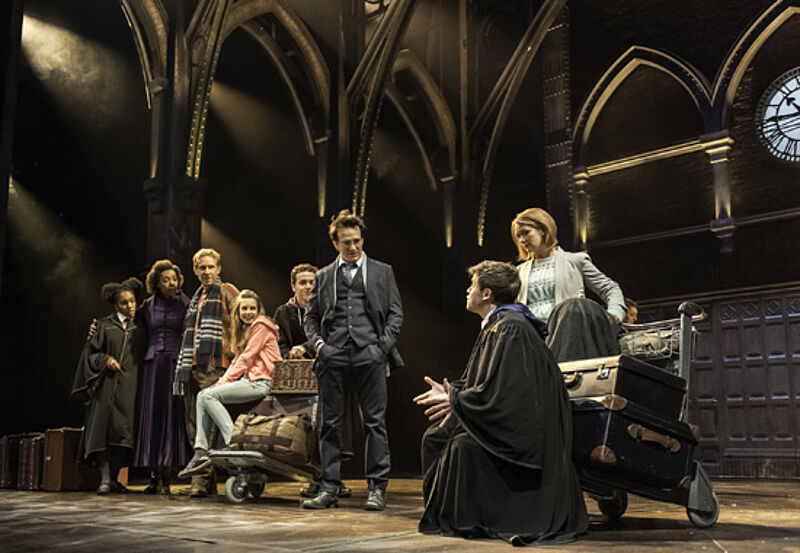 Eine Szene aus „Harry Potter und das verwunschene Kind“ am Londoner Palace Theatre