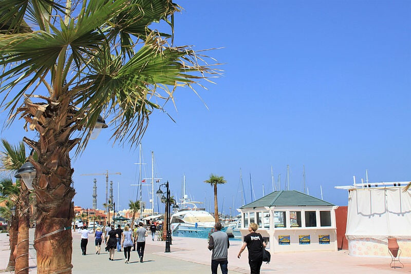 Mehr Flüge nach Hurghada für ETI-Gäste im Herbst: hier die Marina