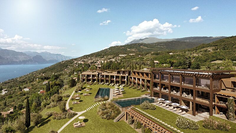 Das neue Cape of Senses am Gardasee bietet 55 Suiten