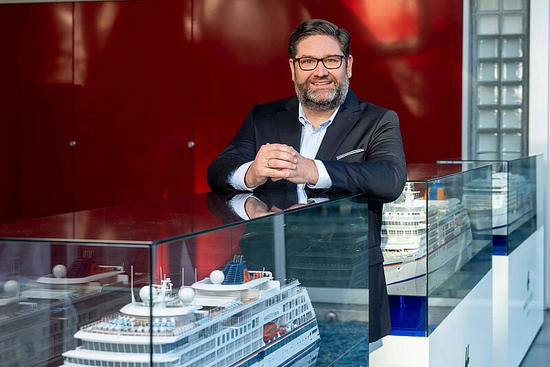 Julian Pfitzner ist seit 2010 bei Hapag-Lloyd Cruises, Ende 2020 übernahm er den Chefposten der Reederei. Foto: Hapag-Lloyd Cruises