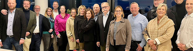 Der Vorstand der Kreuzfahrt Initiative von links: Christoph Lückertz, Christine Fäth-Schubert, Detlev Schäferjohann, Bettina Zwickler und Robert Liersch