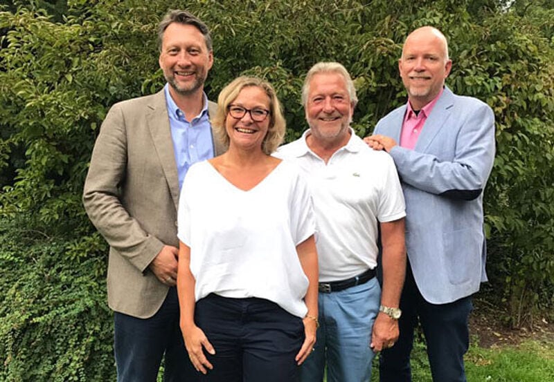 Der alte KI-Vorstand ist der neue: Vorsitzender bleibt Rüdiger Heise (Dritter von links), die Vertreter Bettina Zwickler (zweite von links) und Detlev Schäferjohann (links) und Schriftführer Jörg Weißgräber (rechts)