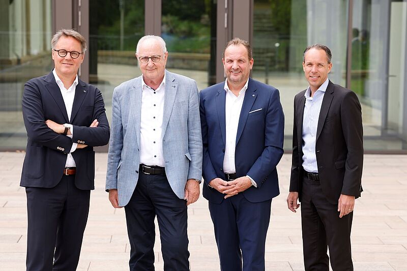 Der neue Aufsichtsrat (von links) Ralf Trilsbeek, Udo Stemmer, Markus Orth und Alexander Barthold