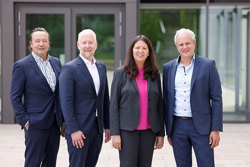 Der neue LCC-Aufsichtsrat (von links): Andreas Giller, Ulrich Papenheim, Isabella Rau und Momme Schröder