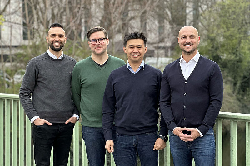 Die erweiterte Chefetage von Lernidee (von links): Sarmad Khawaja, Felix Willeke, Nurlan Mukash und Marco Lorenz. Foto: Lernidee Erlebnisreisen