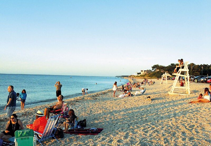 Entspannt: An den Stränden der North Fork ist im Spätsommer nicht mehr viel los